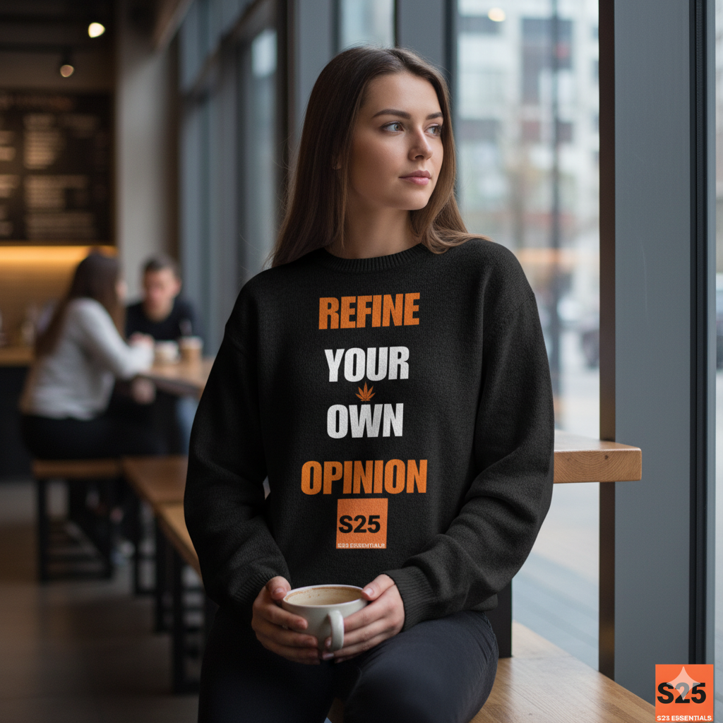 S25 Essentials refine your own opinion sweater